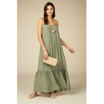 Rochie midi cu croiala in A