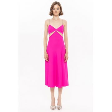Rochie midi cu strasuri