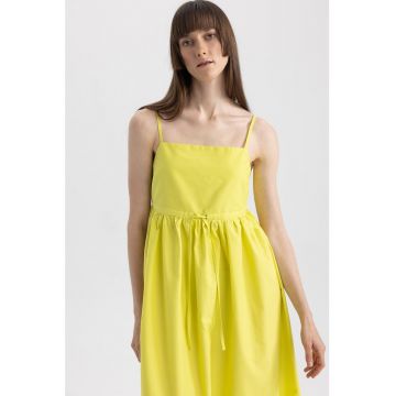 Rochie midi evazata fara maneci