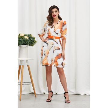 Rochie Roxanne Orange Multi