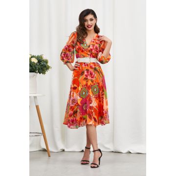 Rochie Sunshine Orange Multi