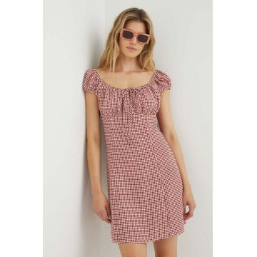 Levi's rochie culoarea bej, mini, evazati