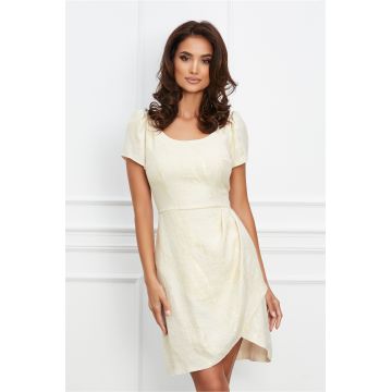 Rochie Moze ivory din brocard