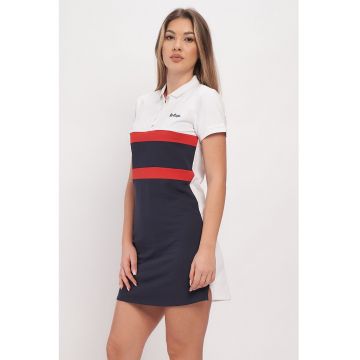 Rochie-tricou cu broderie logo