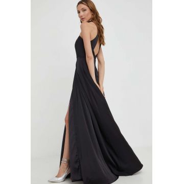 Answear Lab rochie culoarea negru, maxi, evazati