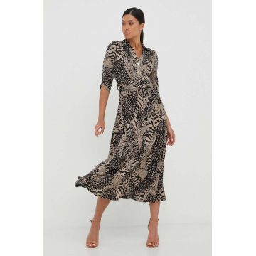 Morgan rochie midi, evazati