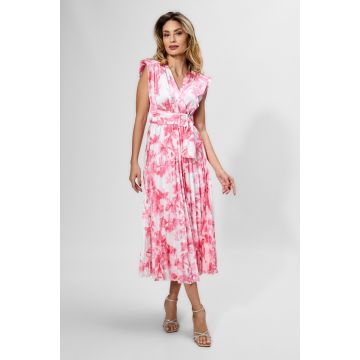 Rochie Carmen Roz Floral Rochie Carmen Roz Floral