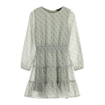 Rochie cu strat exterior transparent