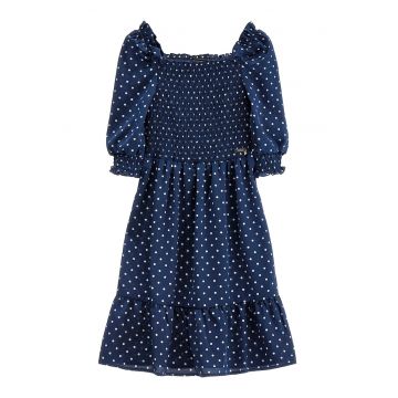Rochie evazata cu buline