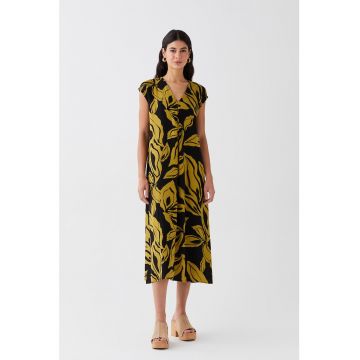 Rochie midi cu croiala A